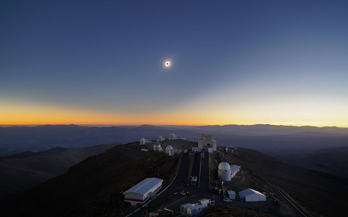 Totality over La Silla